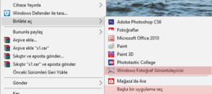 Windows 10’da windows fotoğraf görüntüleyicisi nasıl etkinleştirilir